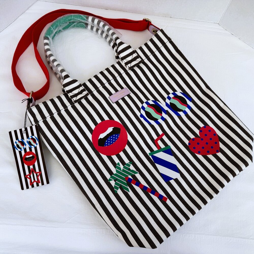 Henri Bendel x Craig & Karl Magazine Tote Beach Bag Carryall NWT